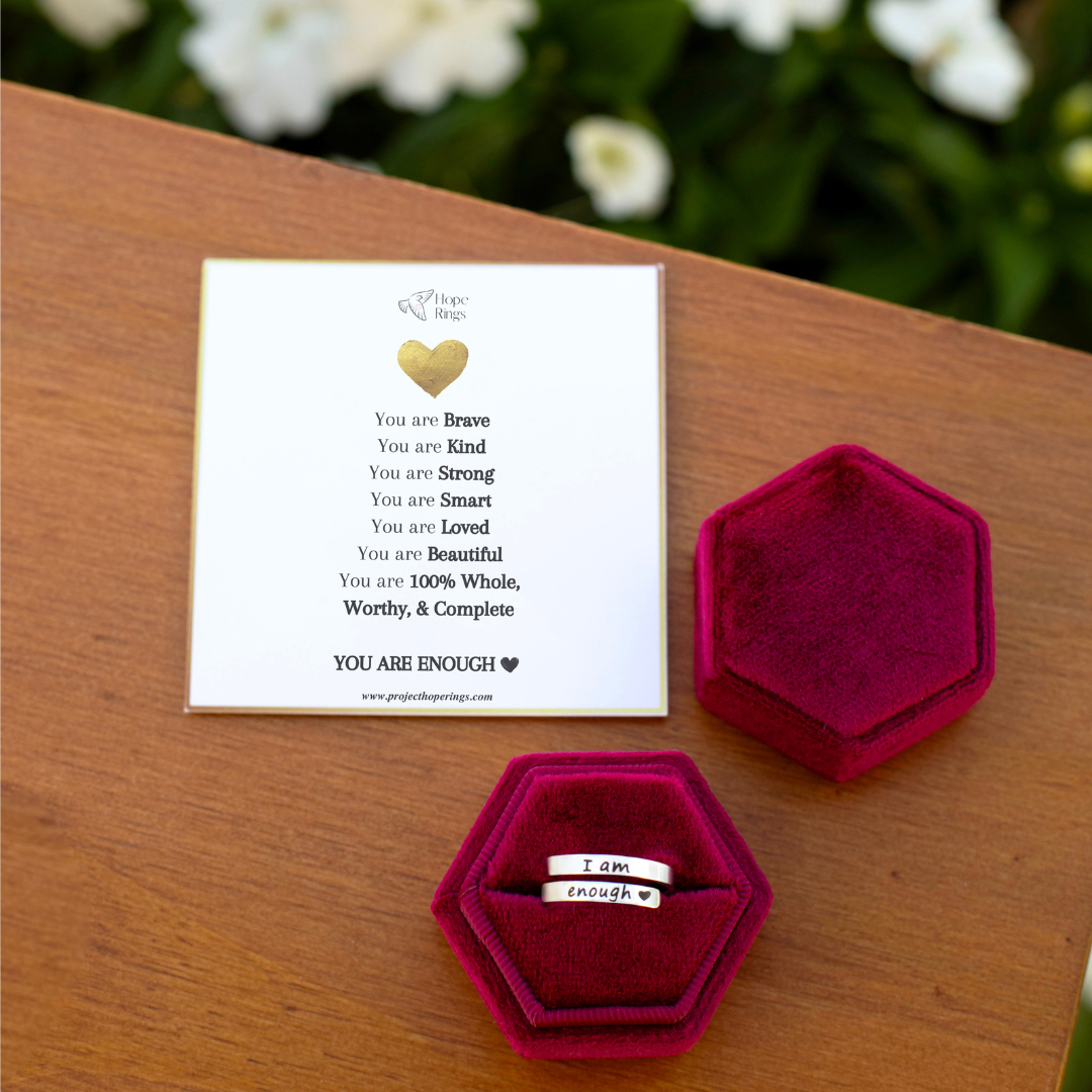 I Am Enough Ring