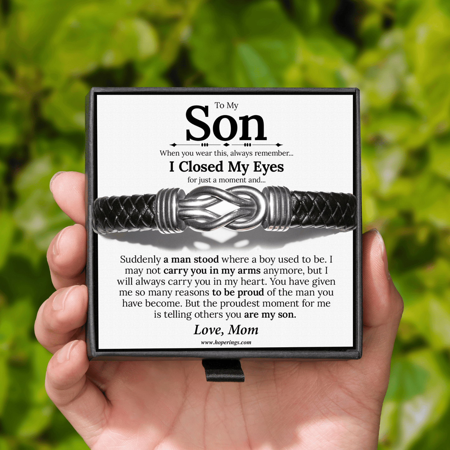 To My Son - Forever Linked Bracelet