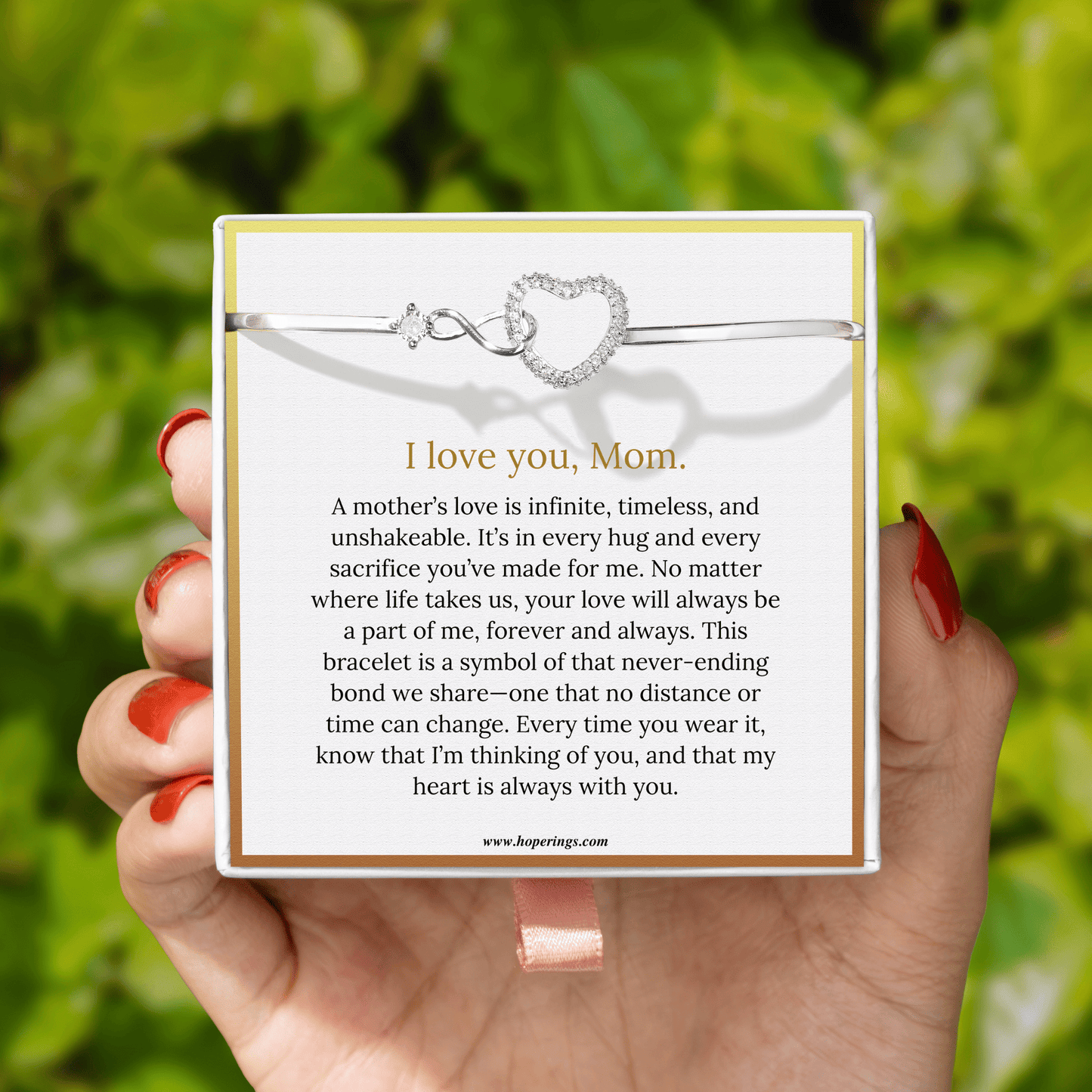 To My Mom - Forever Linked Bracelet