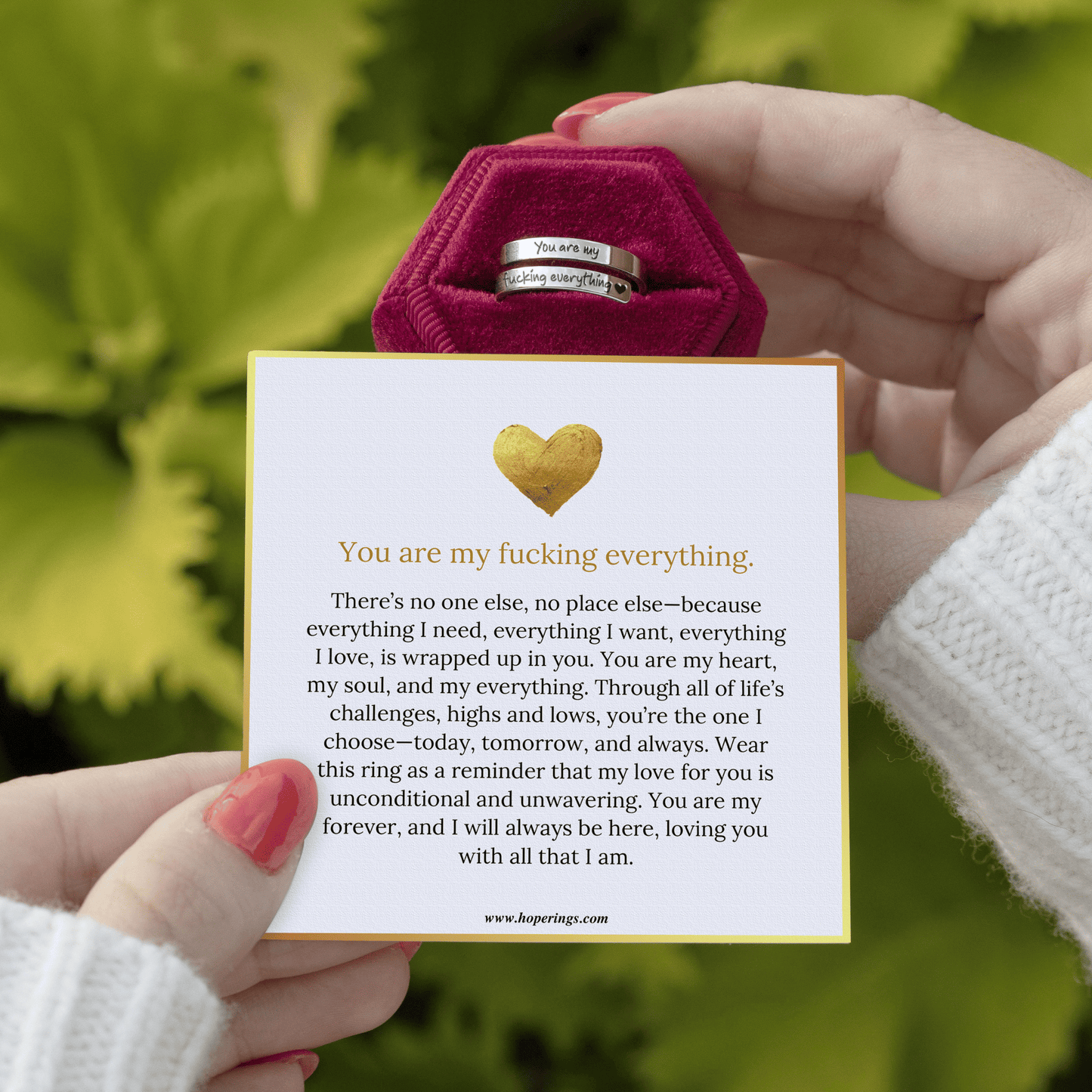 You Are My F♡cking Everything Ring