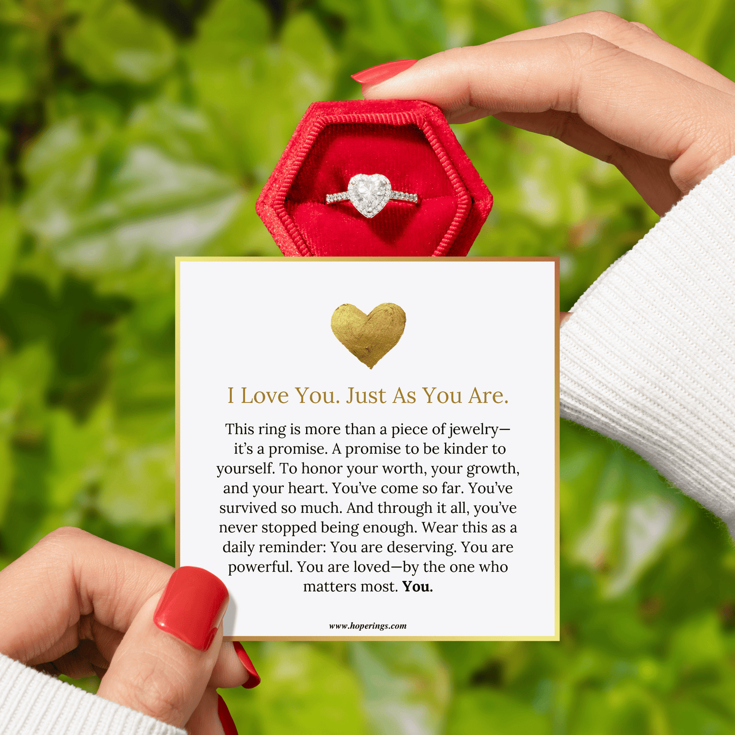 I Love You - Heart Ring