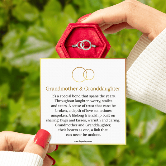 Grandmother & Granddaughter - Forever Linked Ring