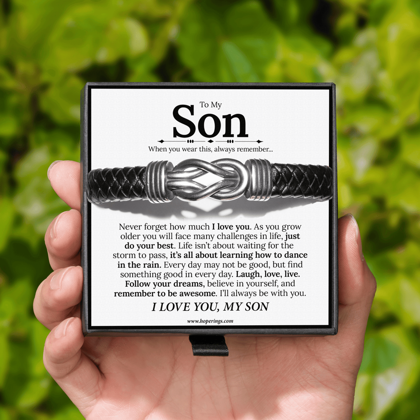 To My Son - Forever Linked Bracelet