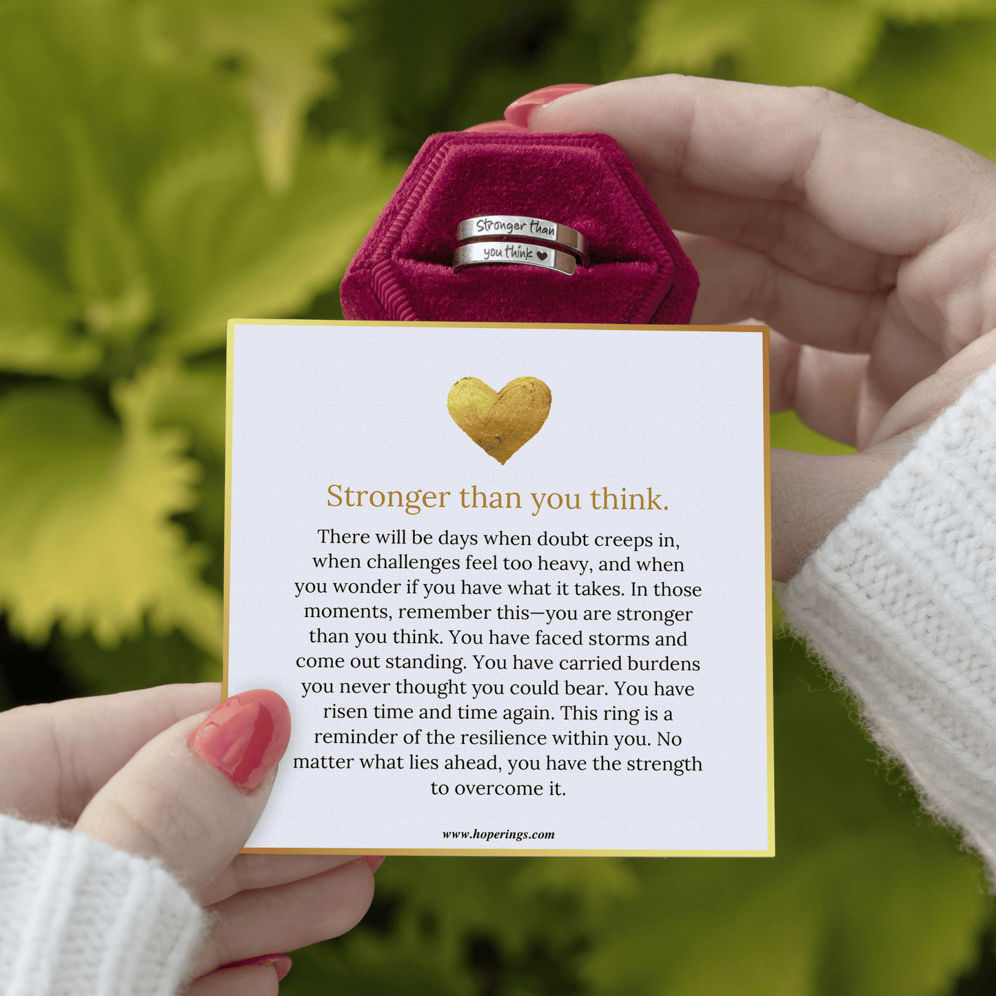 Stronger Than You Think Ring