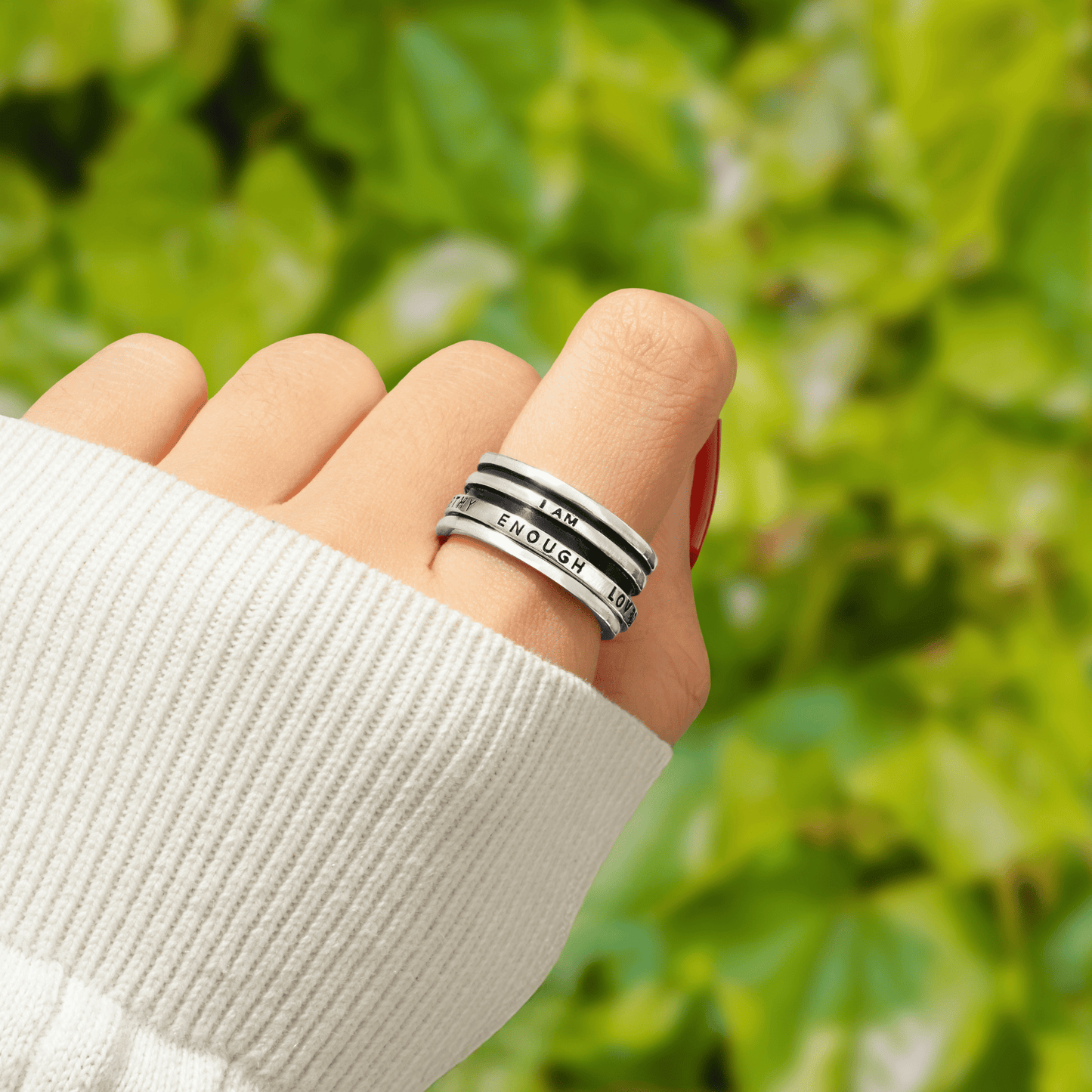 Mantra Fidget Ring
