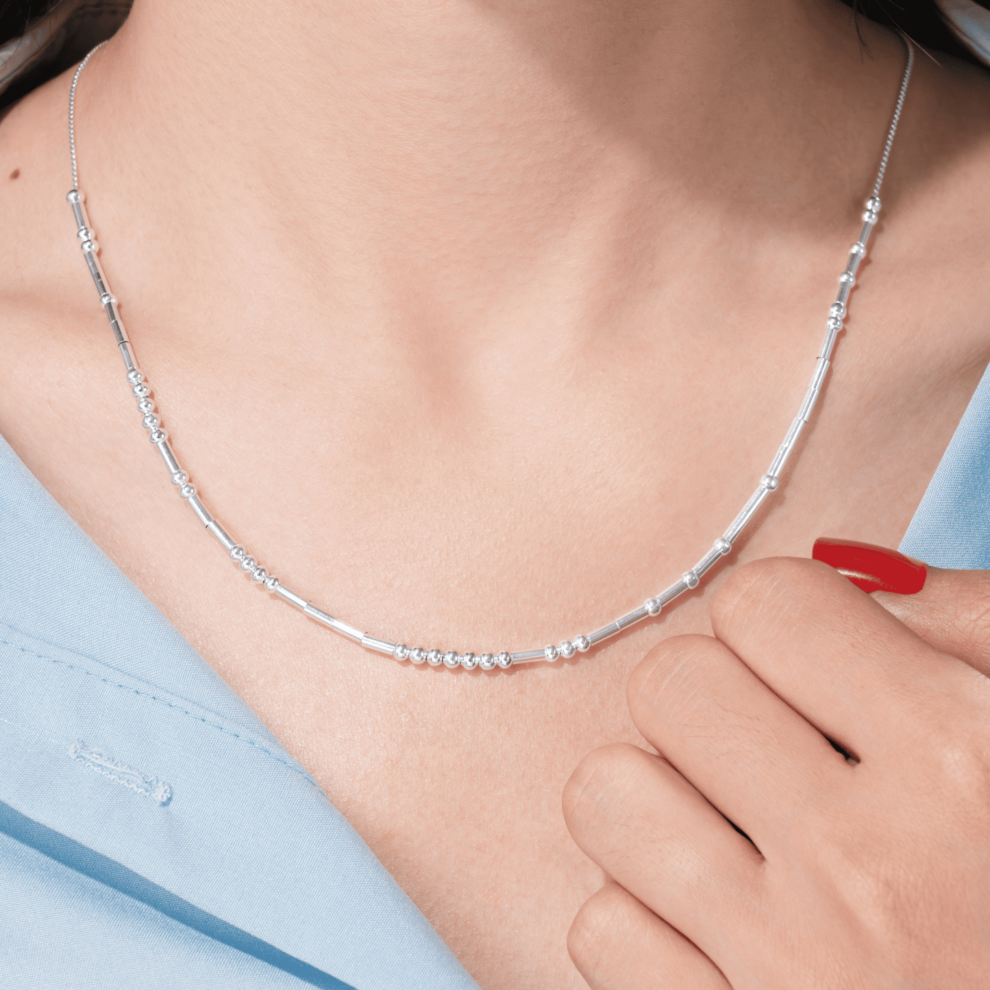 Remember Who The F♡ck You Are Morse Code Necklace