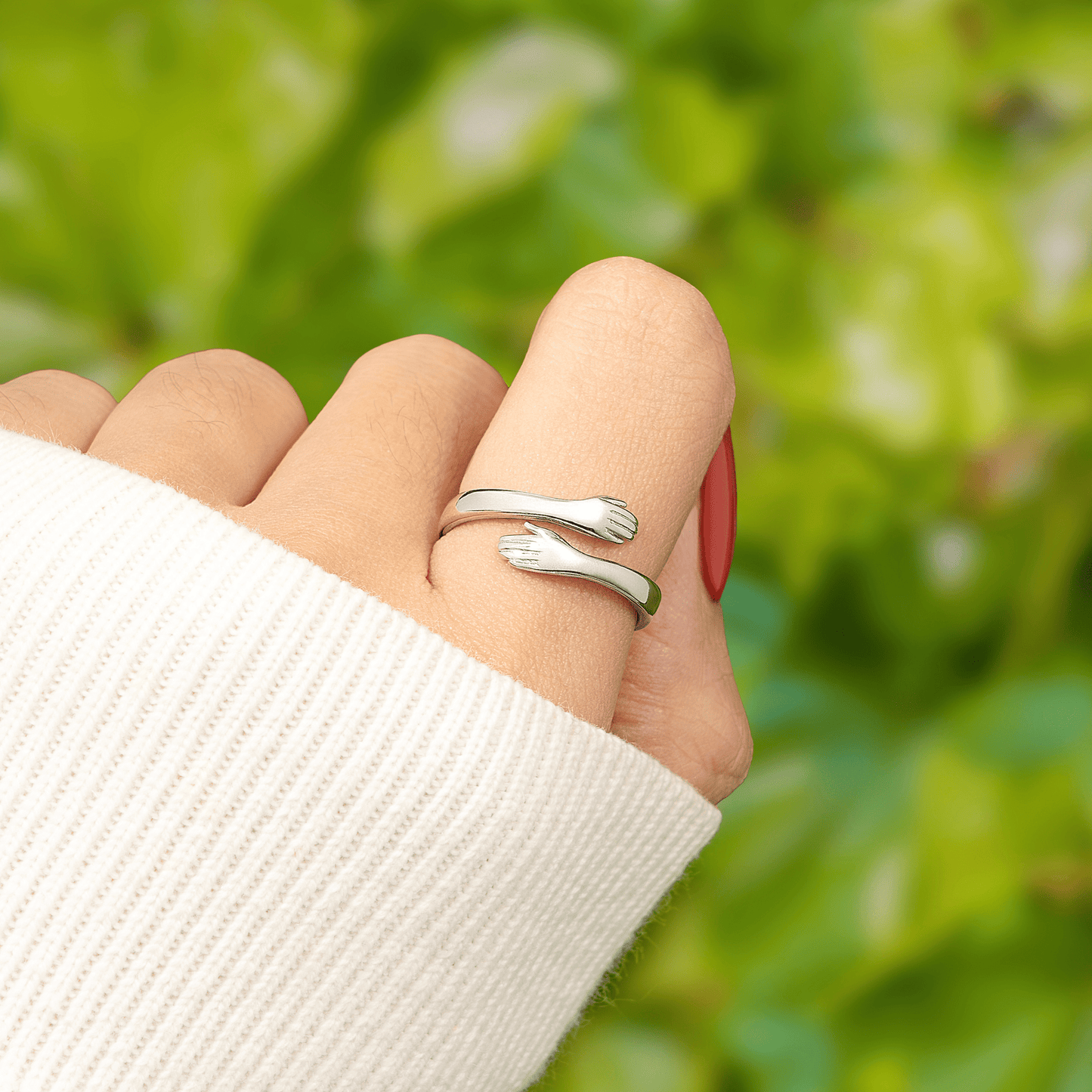 To My Granddaughter - Hug Ring