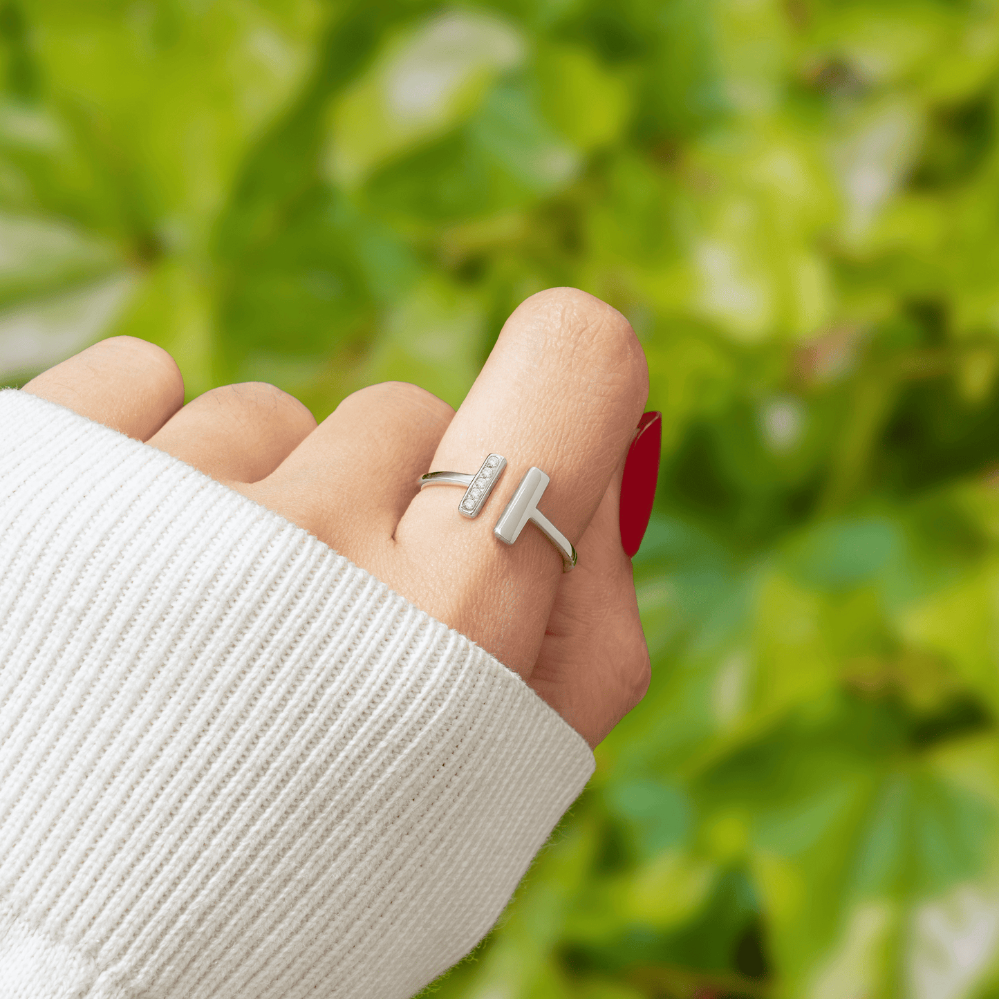 To My Granddaughter - Thick & Thin Ring