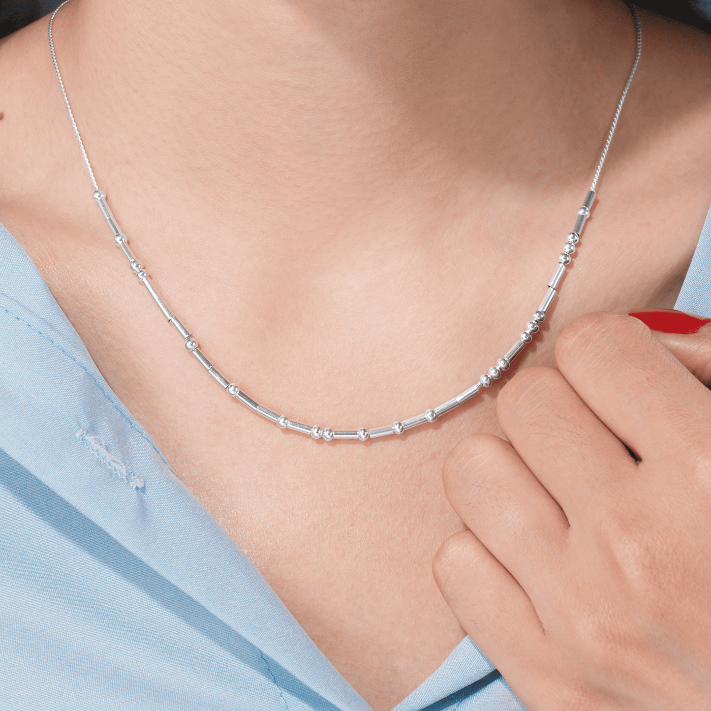 Keep F♡cking Going Morse Code Necklace