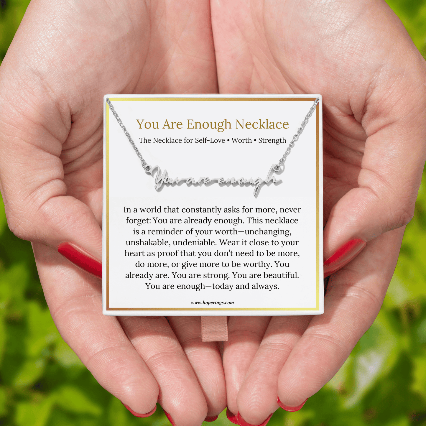 You Are Enough Necklace
