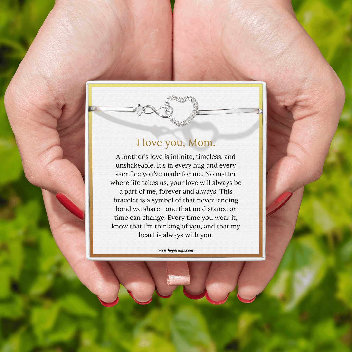 To My Mom - Forever Linked Bracelet