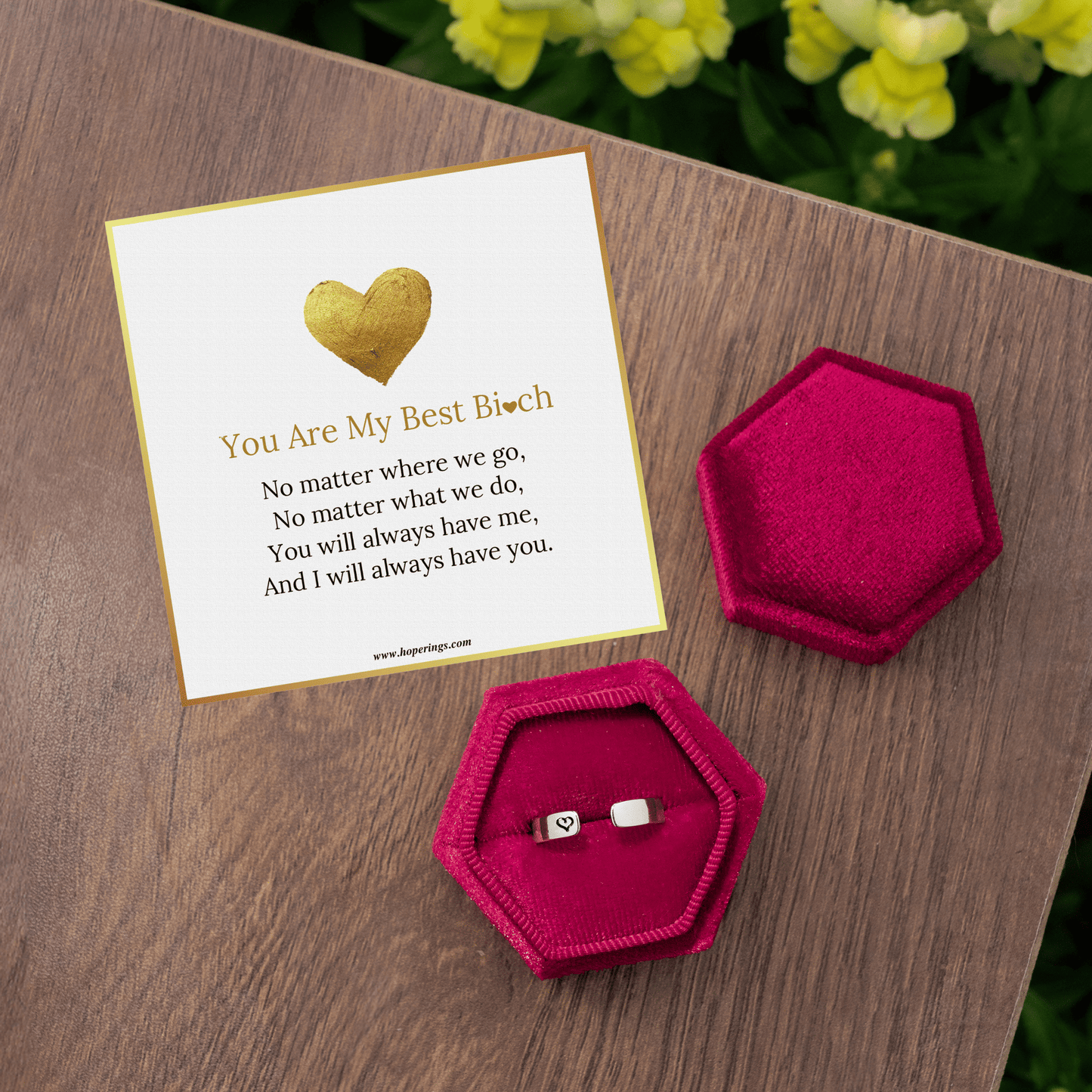 Best Bi♡ches Ring