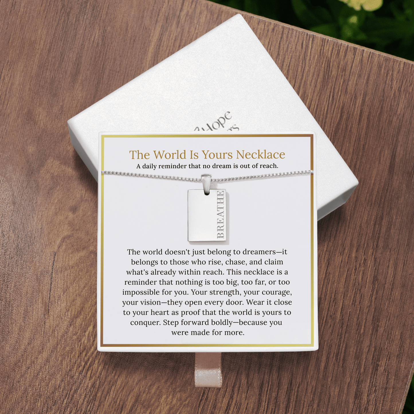 The World Is Yours Necklace