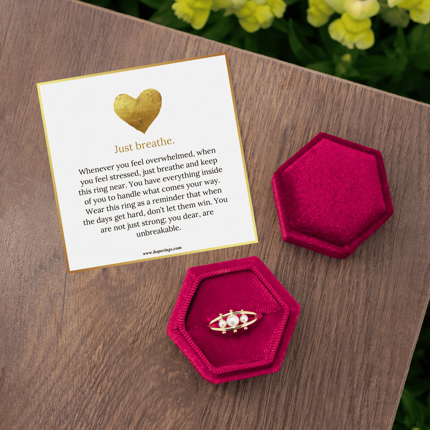 Pearl Fidget Ring