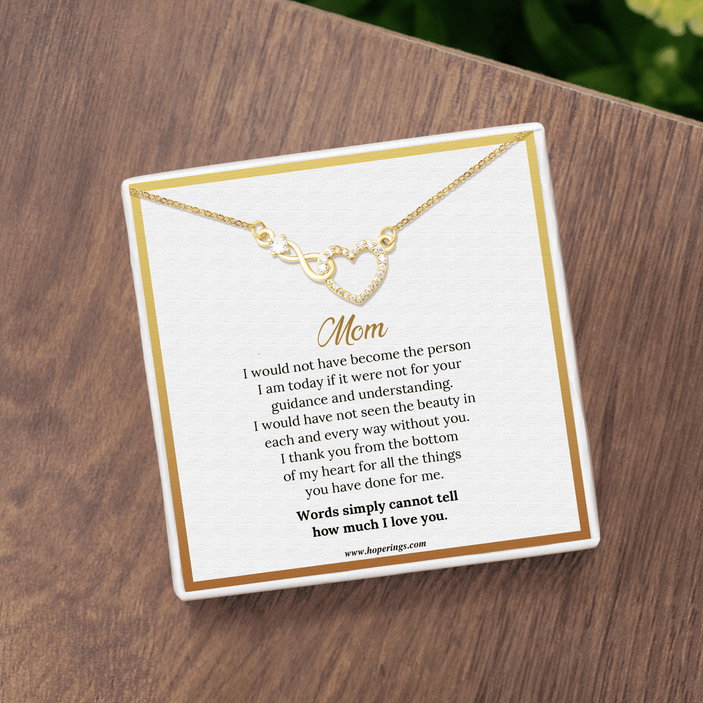 To My Mom - Forever Love Necklace