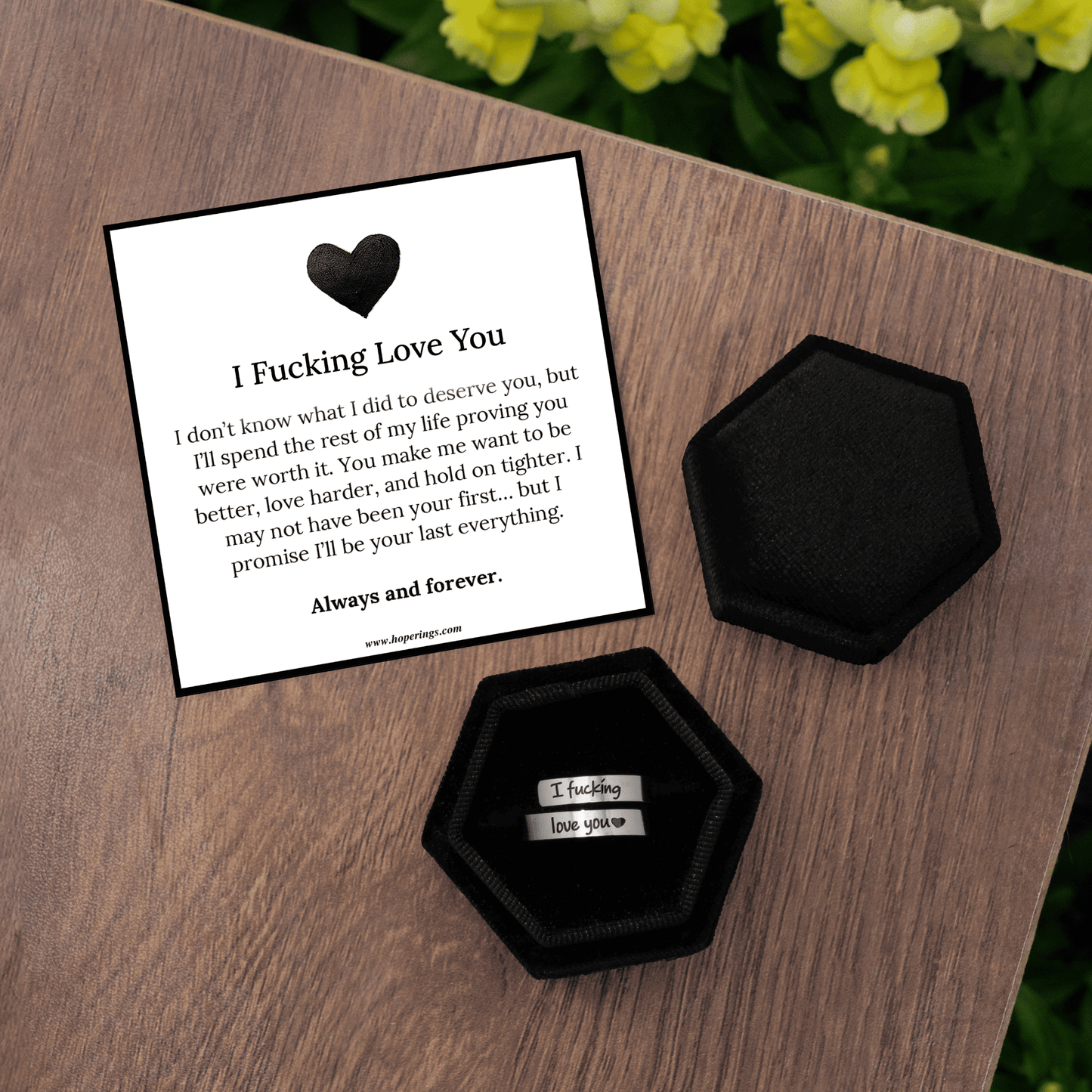 I F♡cking Love You Ring