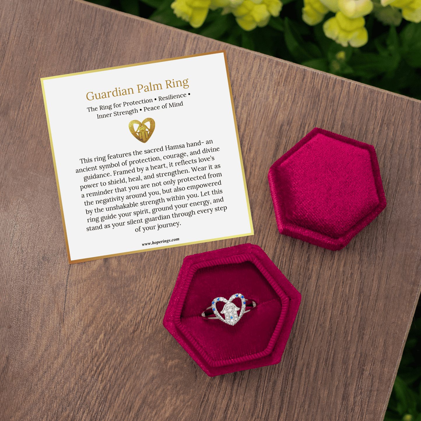 Guardian Palm Ring