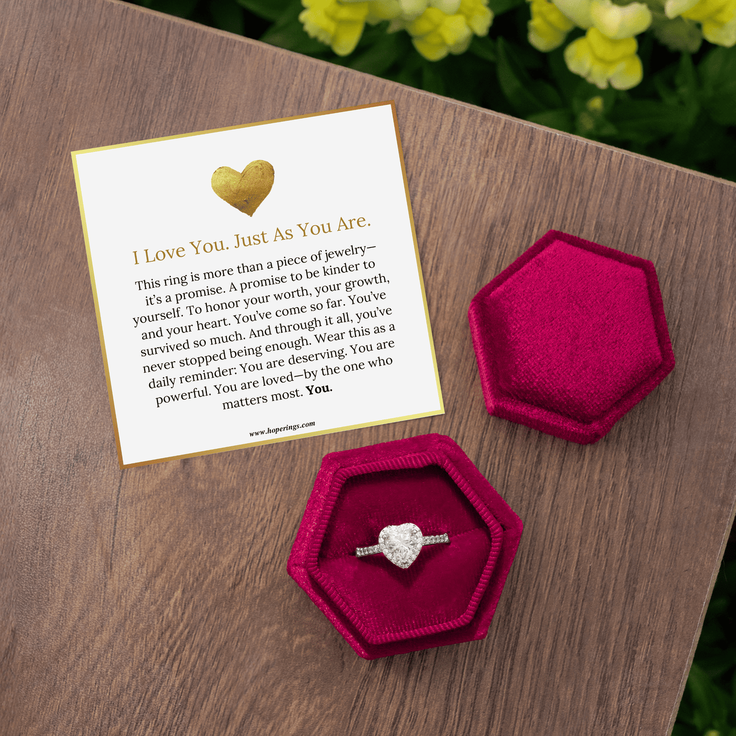 I Love You - Heart Ring