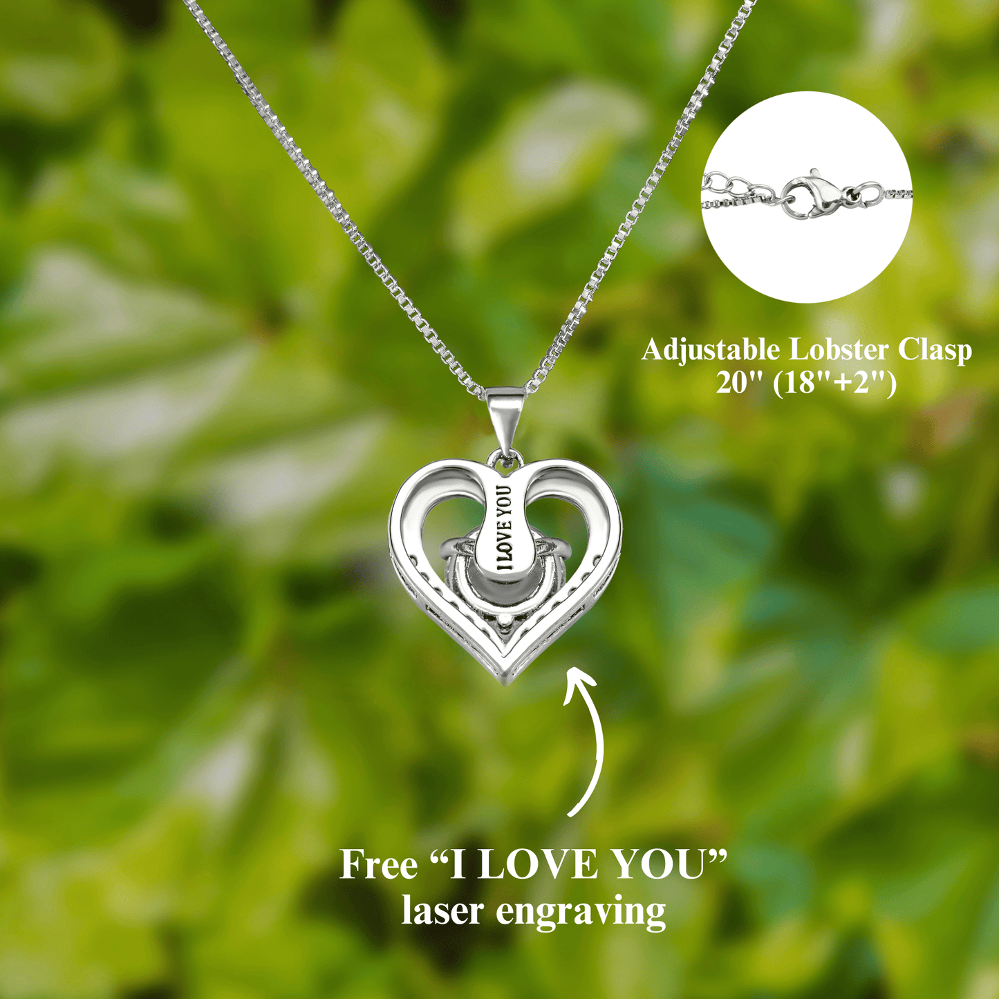 To My Wife - Moissanite Necklace