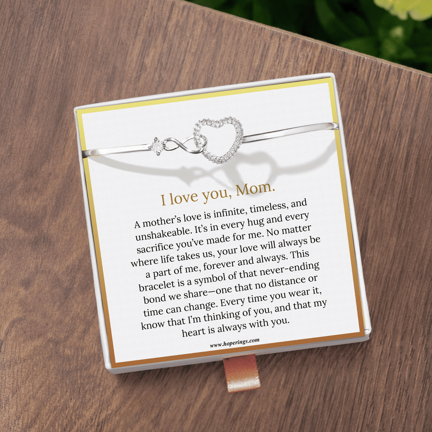 To My Mom - Forever Linked Bracelet