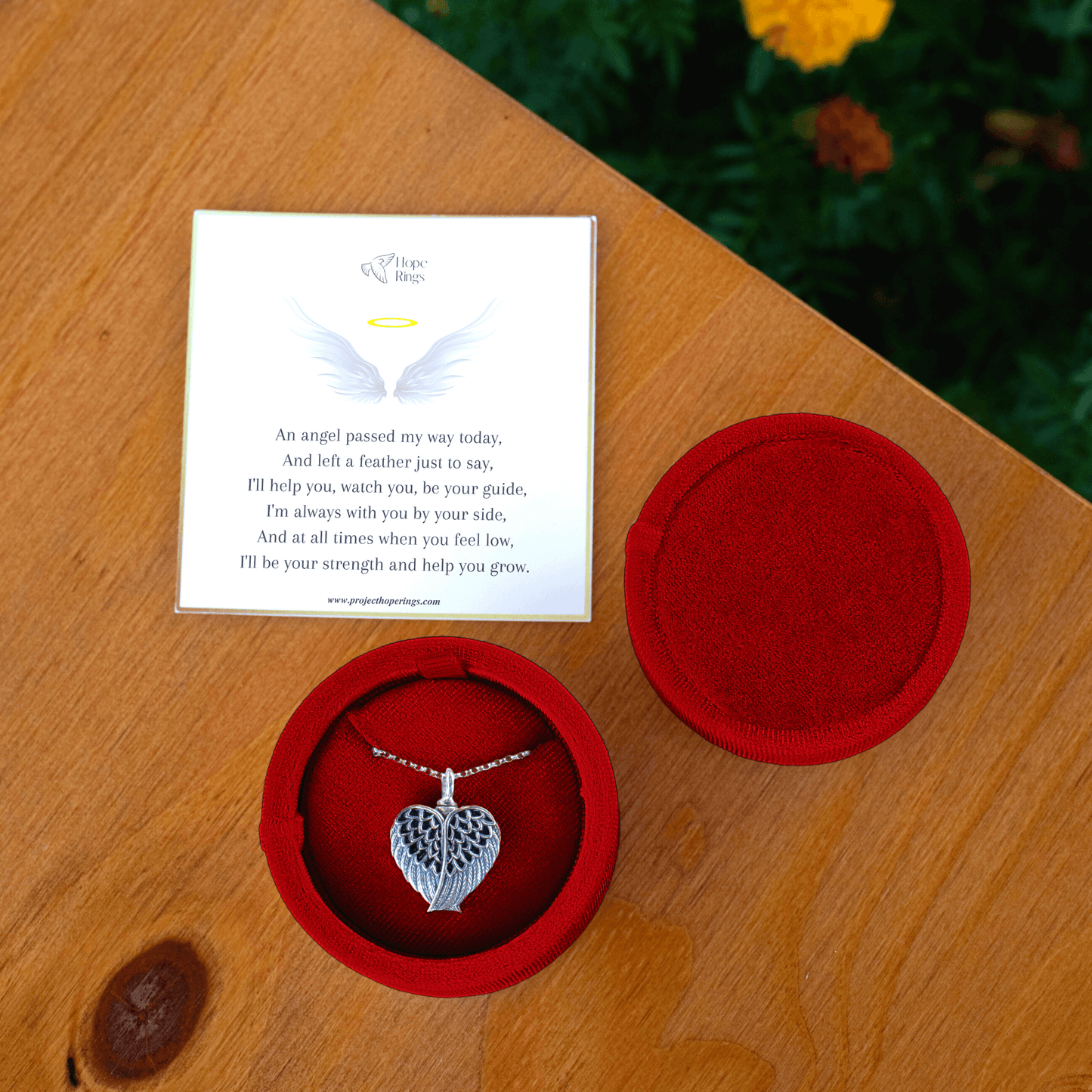 Guardian Angel Urn Necklace