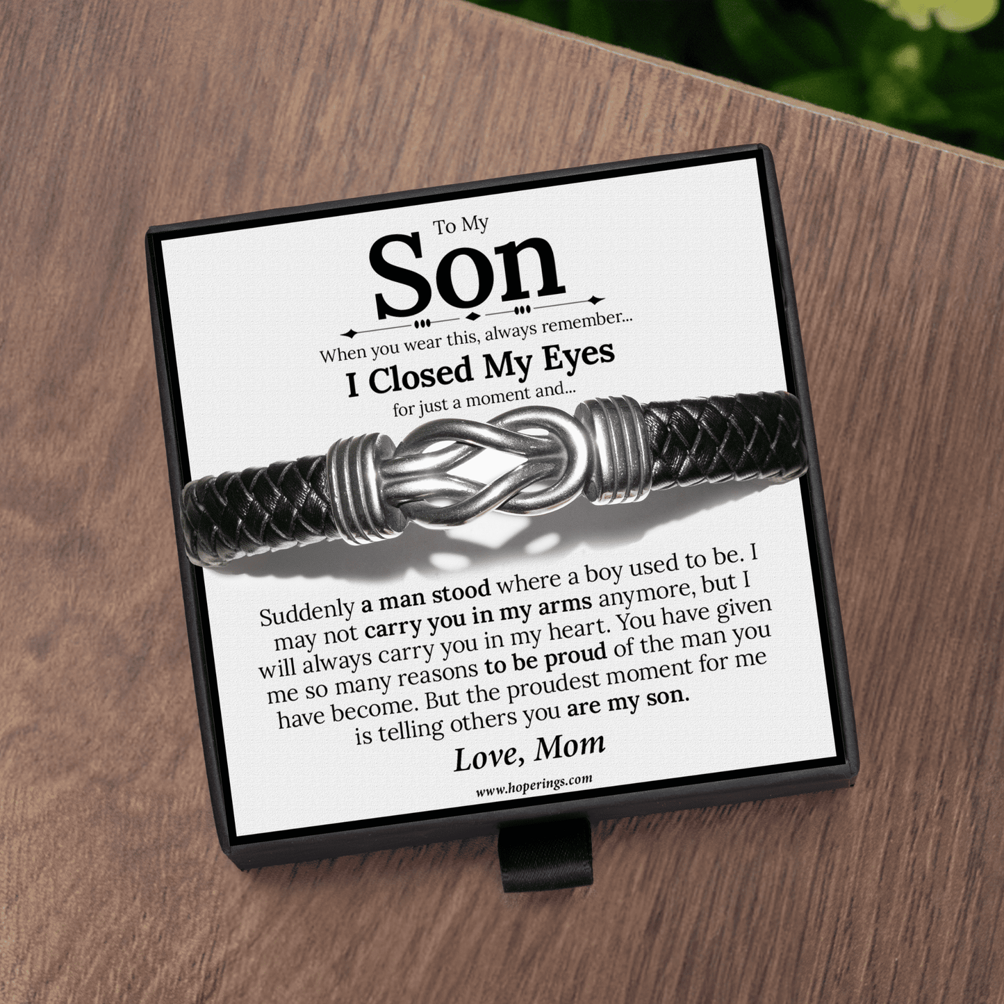 To My Son - Forever Linked Bracelet