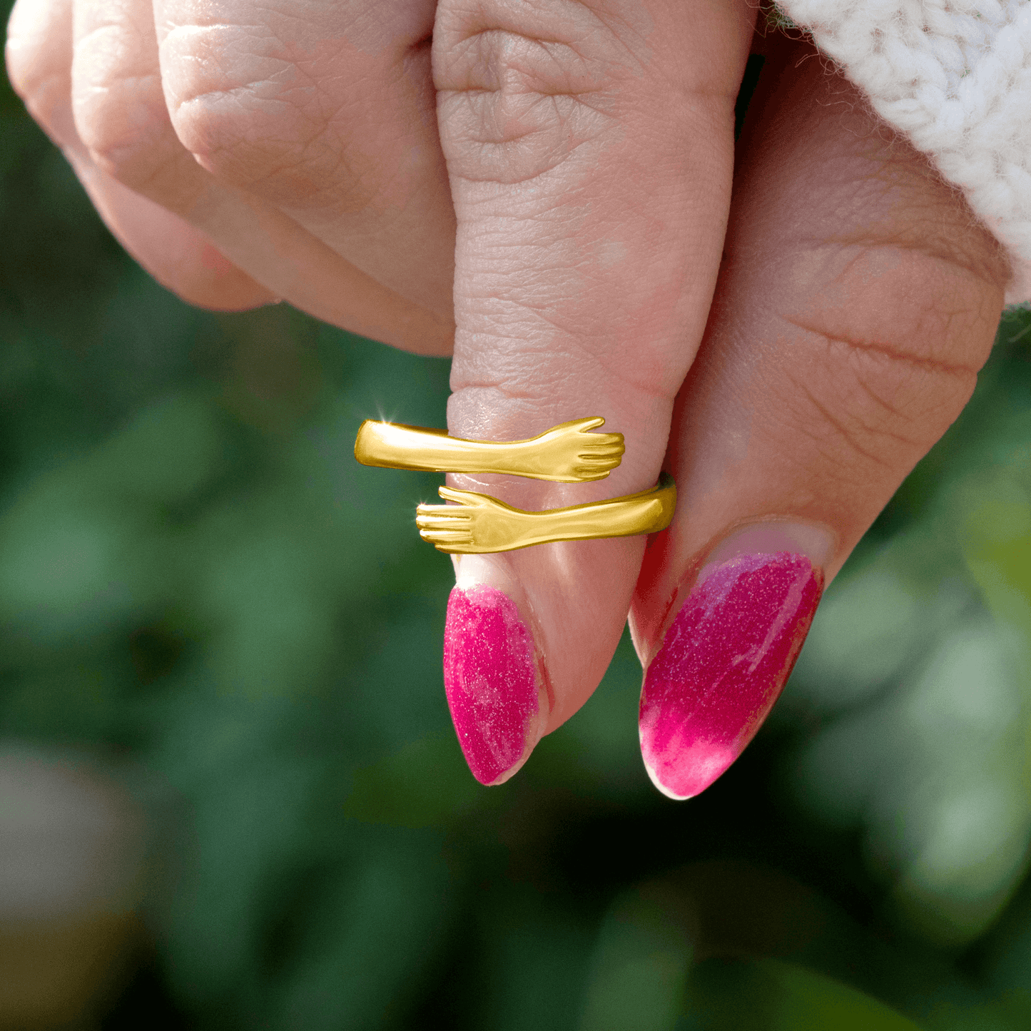 Gold Hug From Heaven Ring
