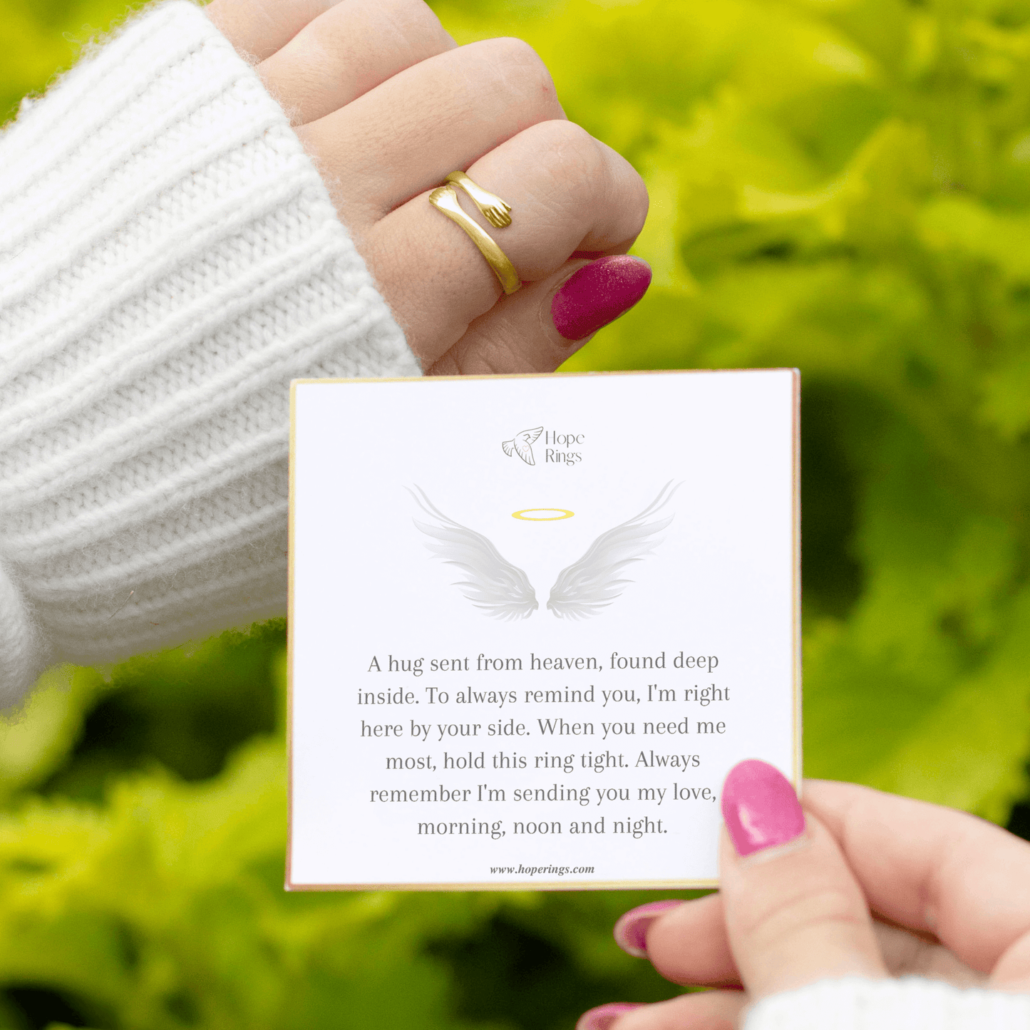 Gold Hug From Heaven Ring