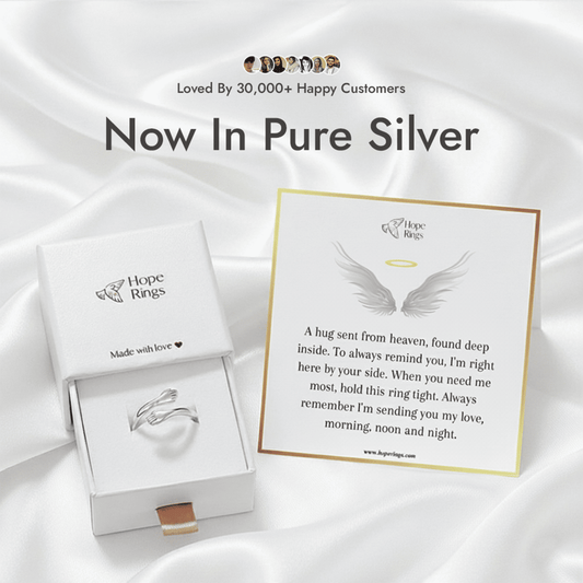 Hug From Heaven Ring - Pure Silver