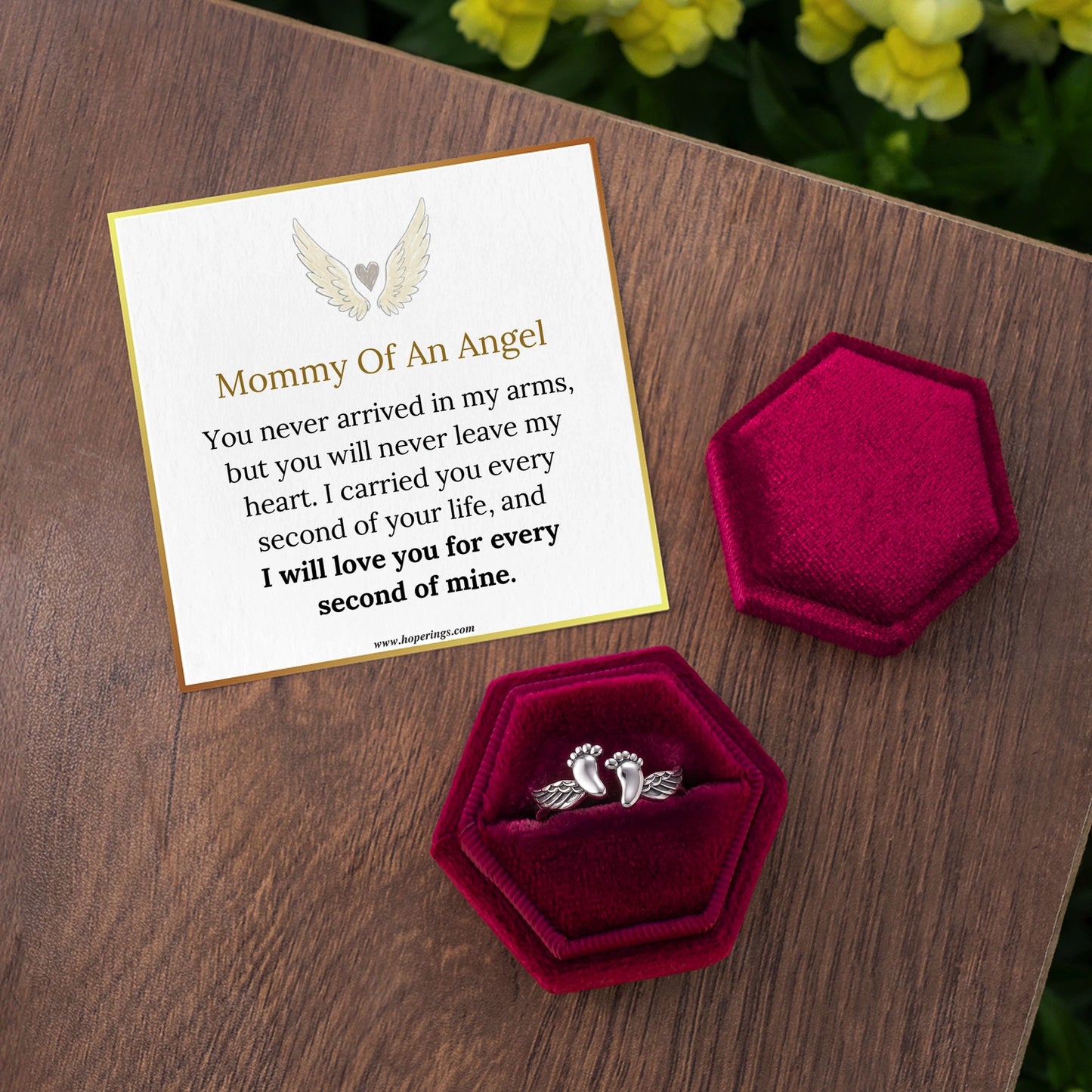 Mommy Of An Angel Ring