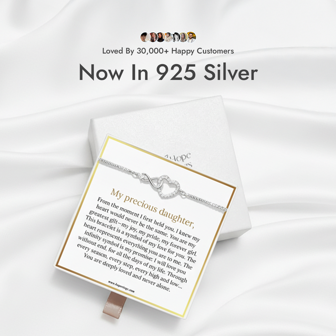 To My Daughter - Forever Love Bracelet (925 Silver)