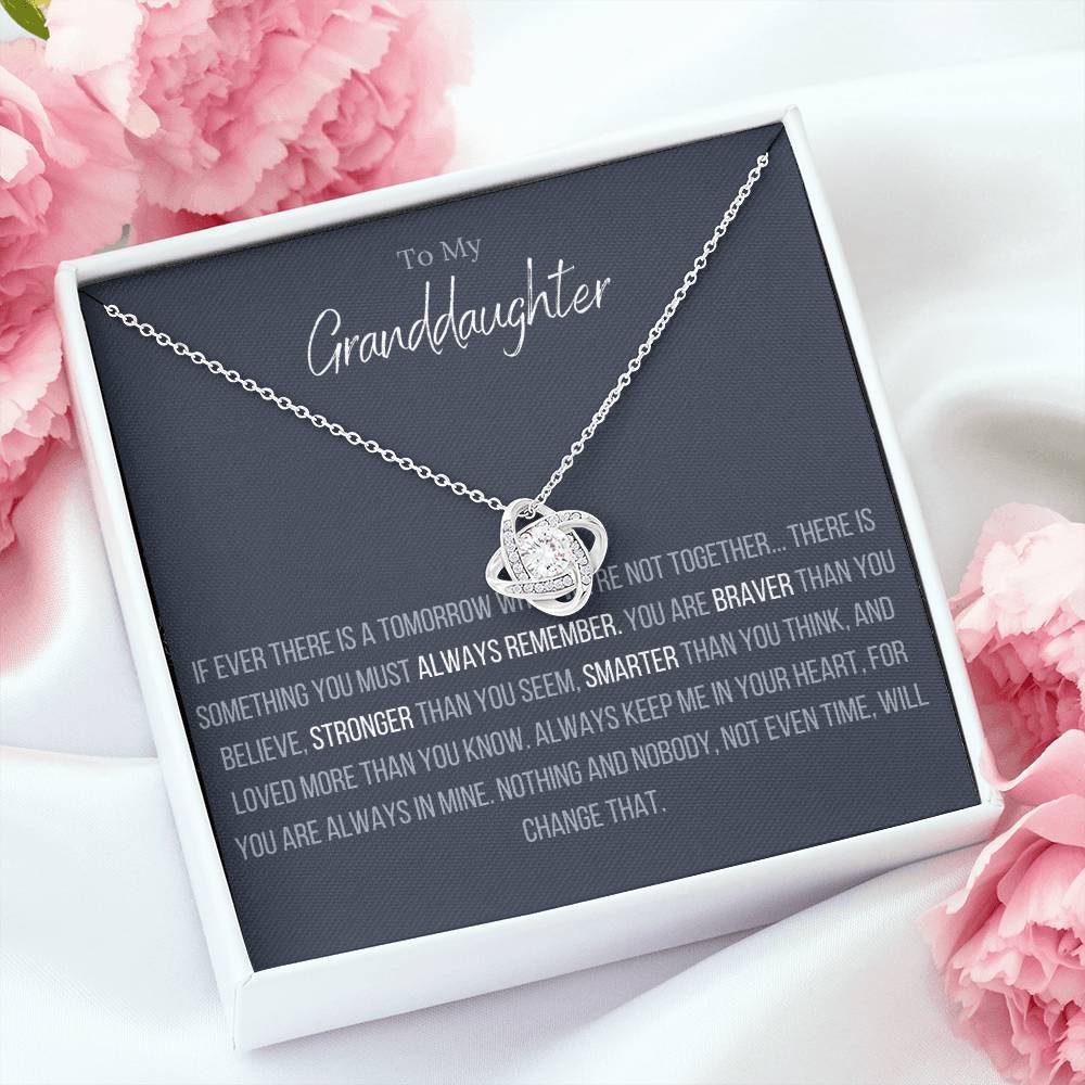 The Infinity Love Knot Necklace™ To My Granddaughter