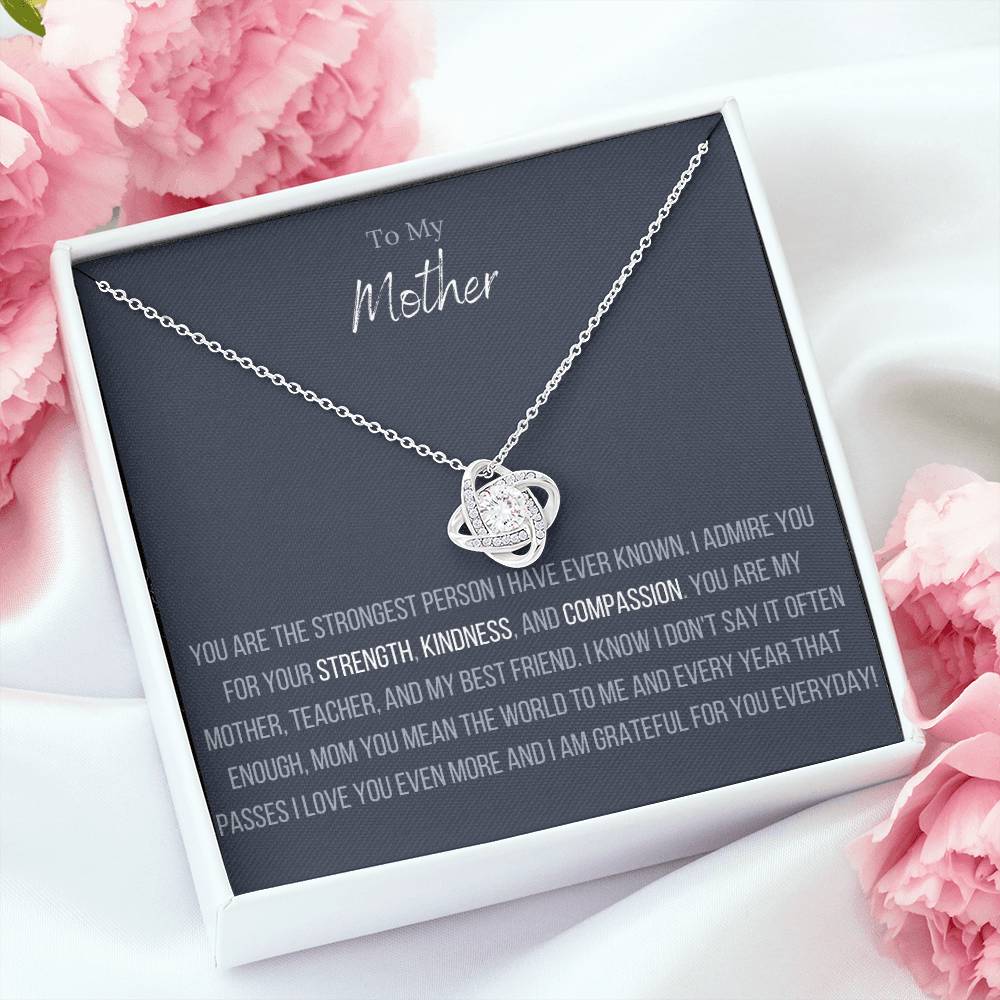 The Infinity Love Knot Necklace™ To My Mother