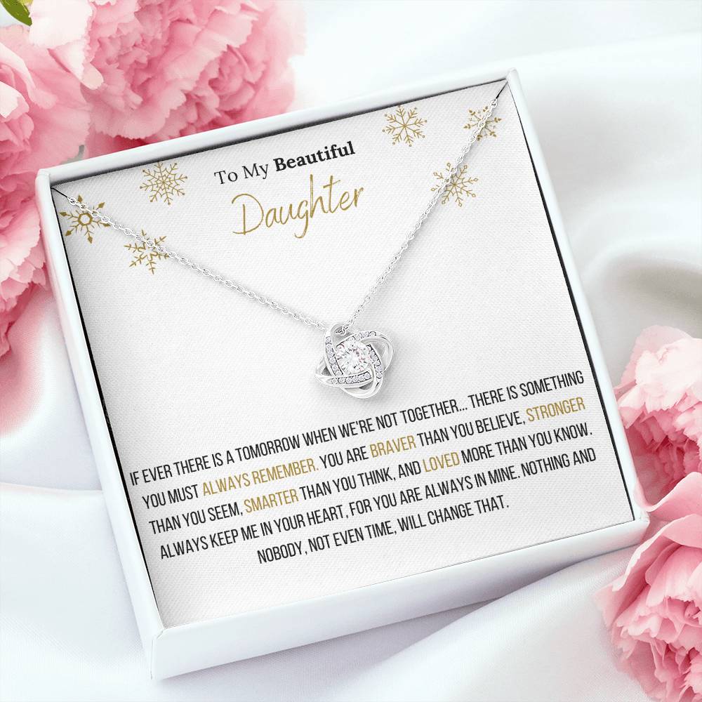 The Infinity Love Knot Necklace™ To My Daughter