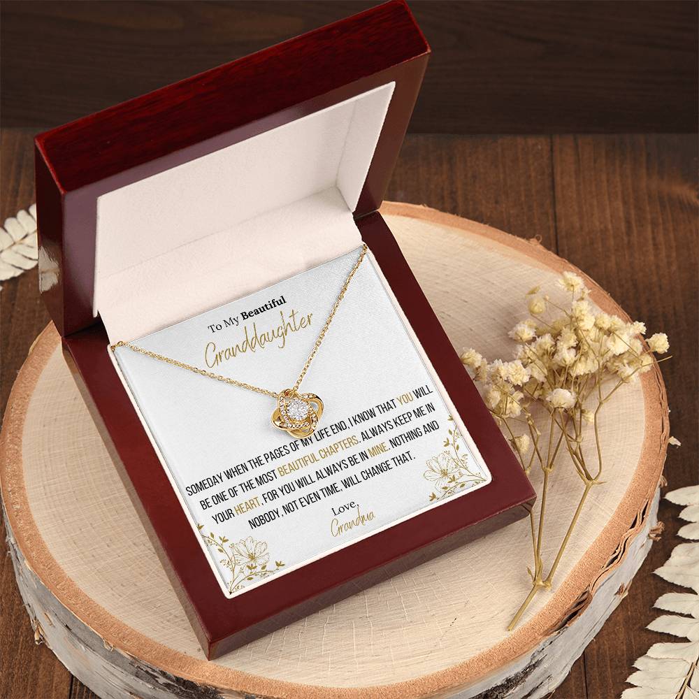 The Infinity Love Knot Necklace™ To My Granddaughter