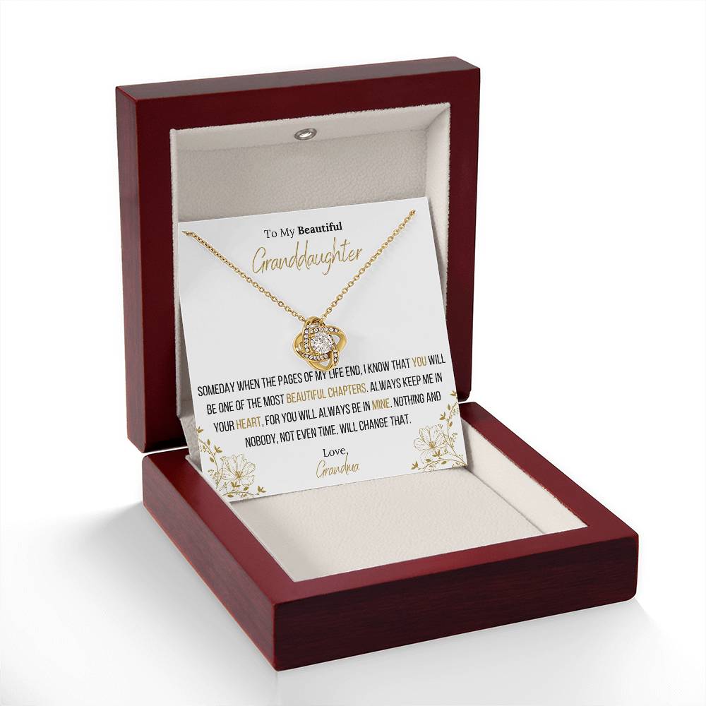 The Infinity Love Knot Necklace™ To My Granddaughter