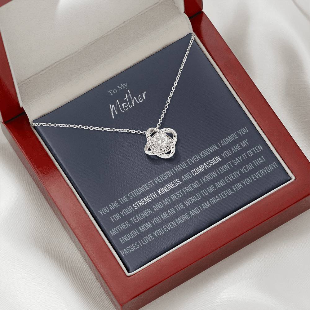 The Infinity Love Knot Necklace™ To My Mother