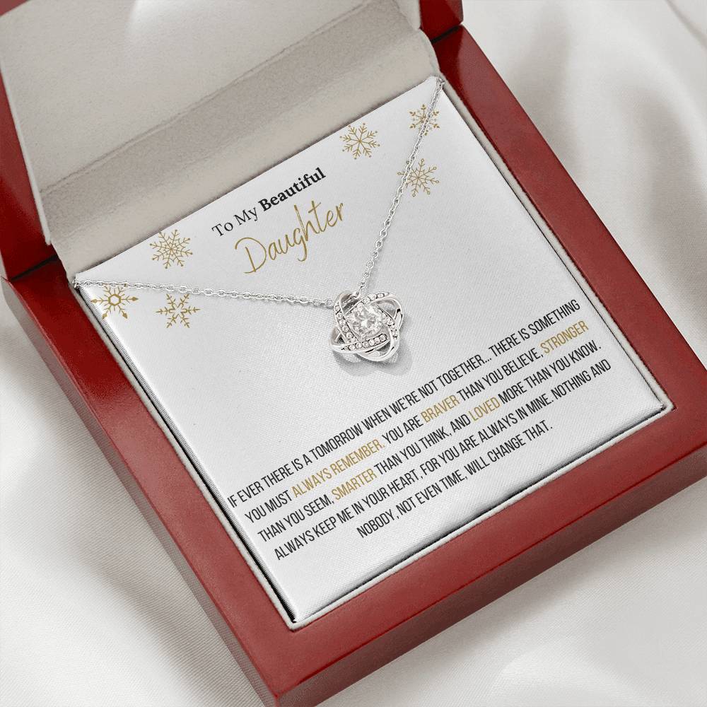 The Infinity Love Knot Necklace™ To My Daughter