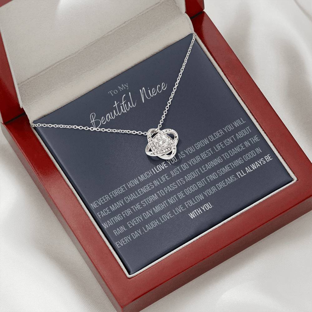 The Infinity Love Knot Necklace™ To My Niece