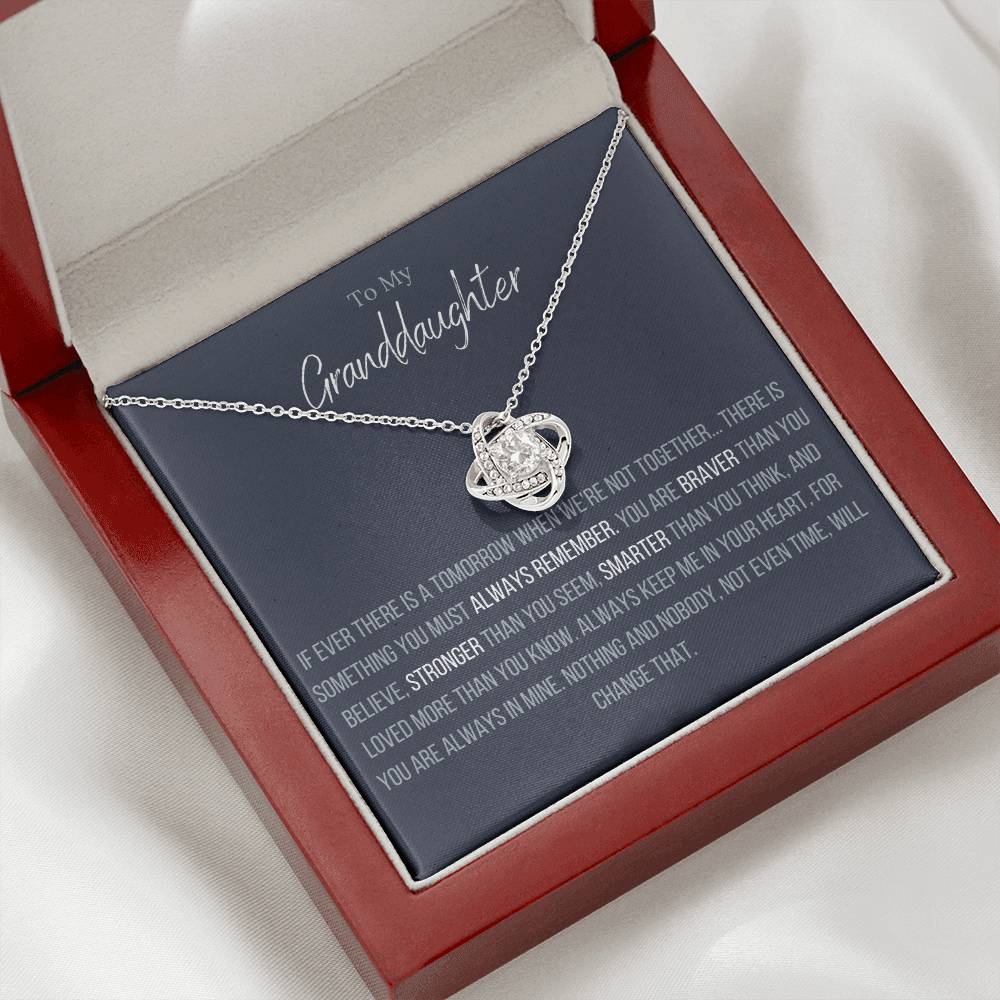 The Infinity Love Knot Necklace™ To My Granddaughter