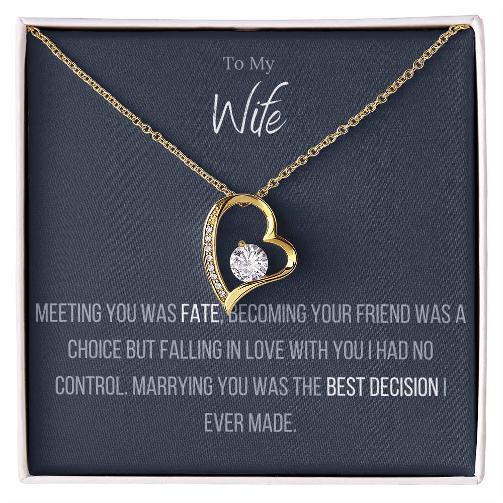 The Forever Love™ Necklace To My Wife