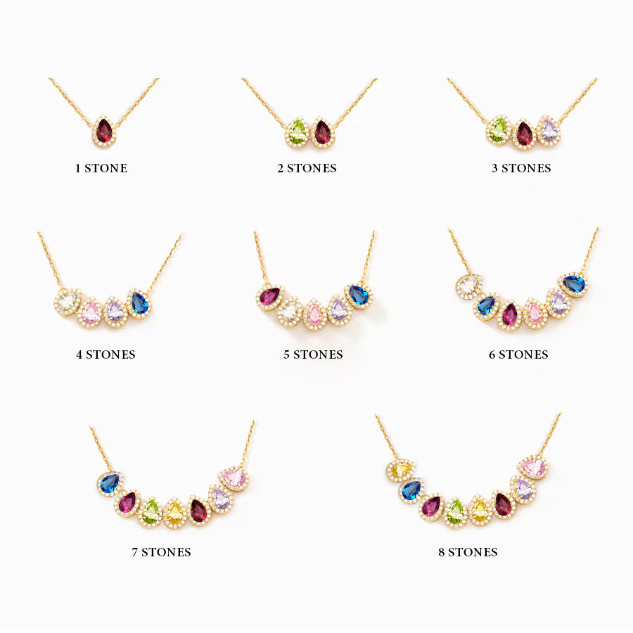 Tears Of Joy Birthstone Necklace