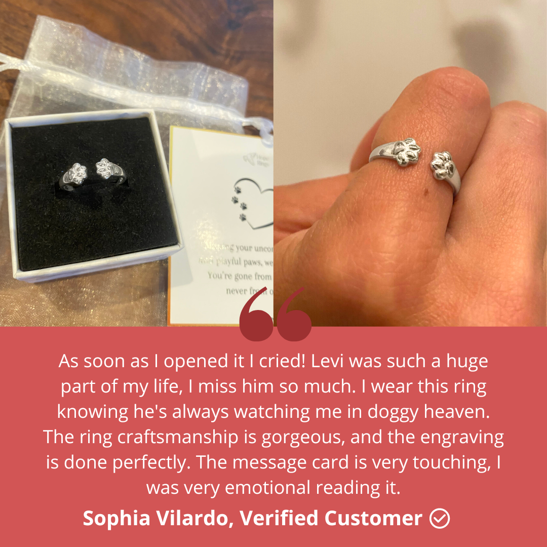 The Paw Hug From Heaven Ring