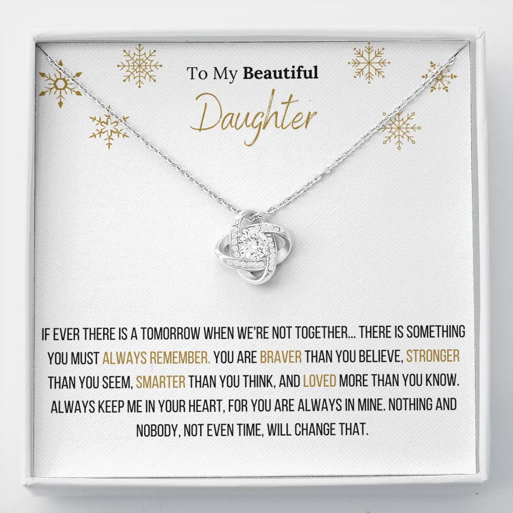 The Infinity Love Knot Necklace™ To My Daughter
