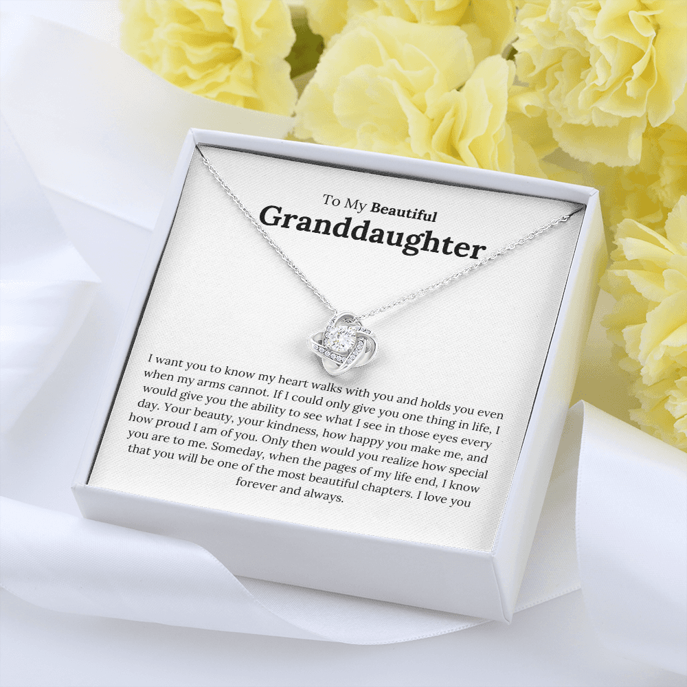 To My Granddaughter - My Heart Walks With You