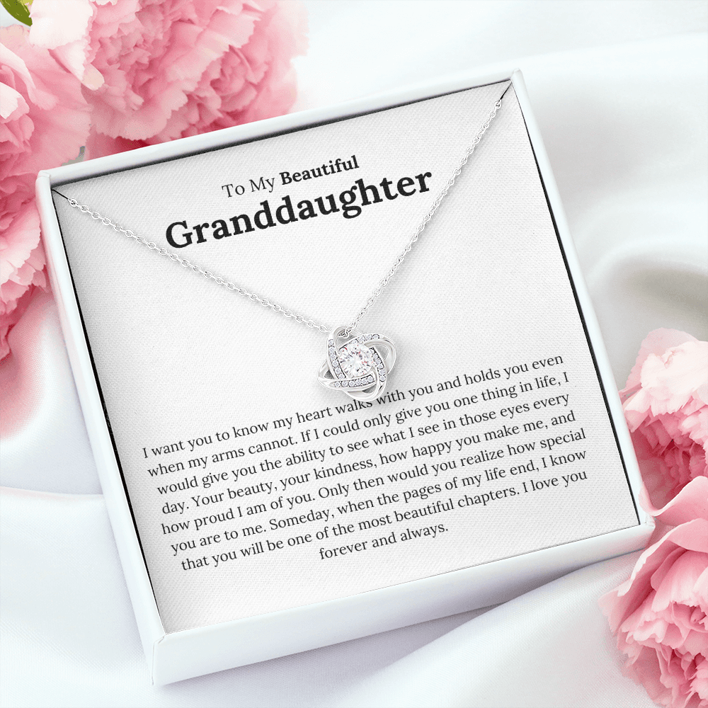 To My Granddaughter - My Heart Walks With You