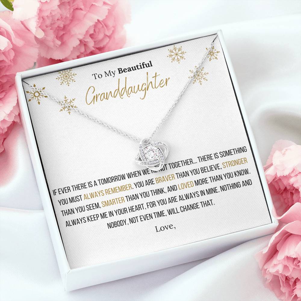 The Infinity Love Knot Necklace™ To My Granddaughter