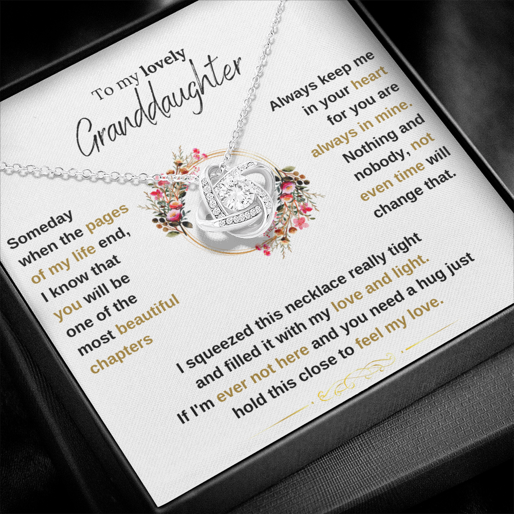 To My Granddaughter - One of life's most beautiful chapters