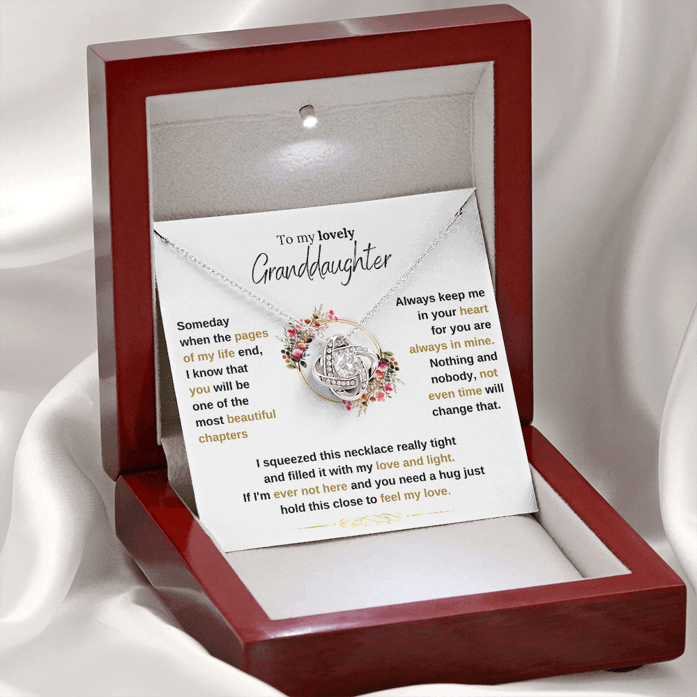 To My Granddaughter - One of life's most beautiful chapters