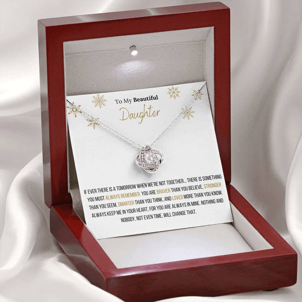 The Infinity Love Knot Necklace™ To My Daughter